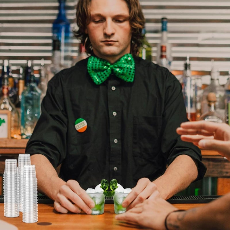 Tinsky 1000 Pack Plastic Shot Glasses Bulk 1 oz Mini Shot Cups Disposable Clear Small Sample Cups for Tasting, Whiskey, Jelly Shot, Pudding, Party, Wedding, Halloween, Christmas - Image 4